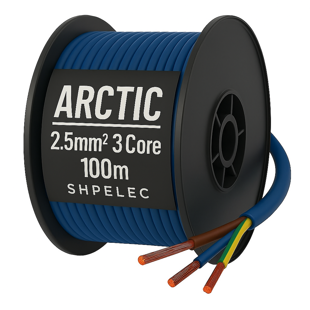 SHPELEC® Arctic Grade 3183YA Blue Flex Cable - 2.5mm