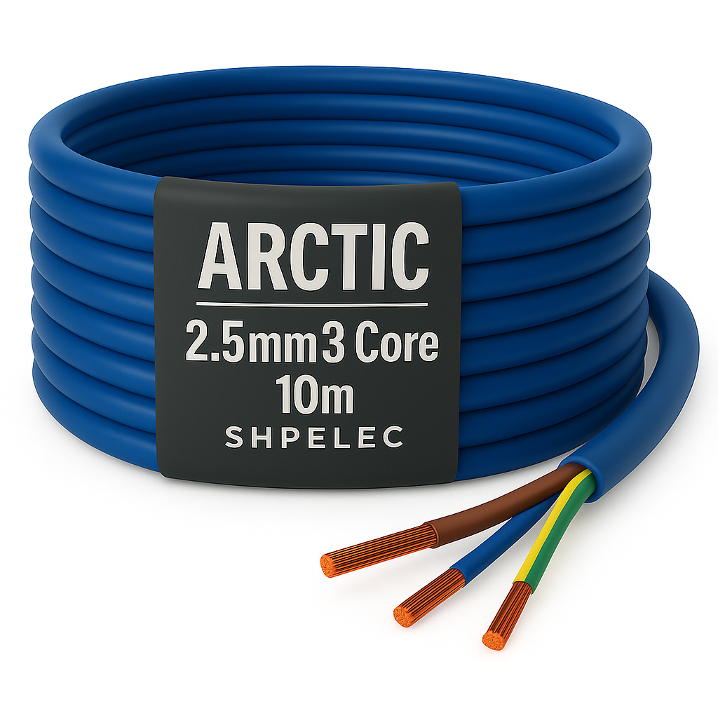 SHPELEC® Arctic Grade 3183YA Blue Flex Cable - 2.5mm