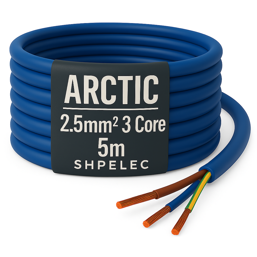 SHPELEC® Arctic Grade 3183YA Blue Flex Cable - 2.5mm
