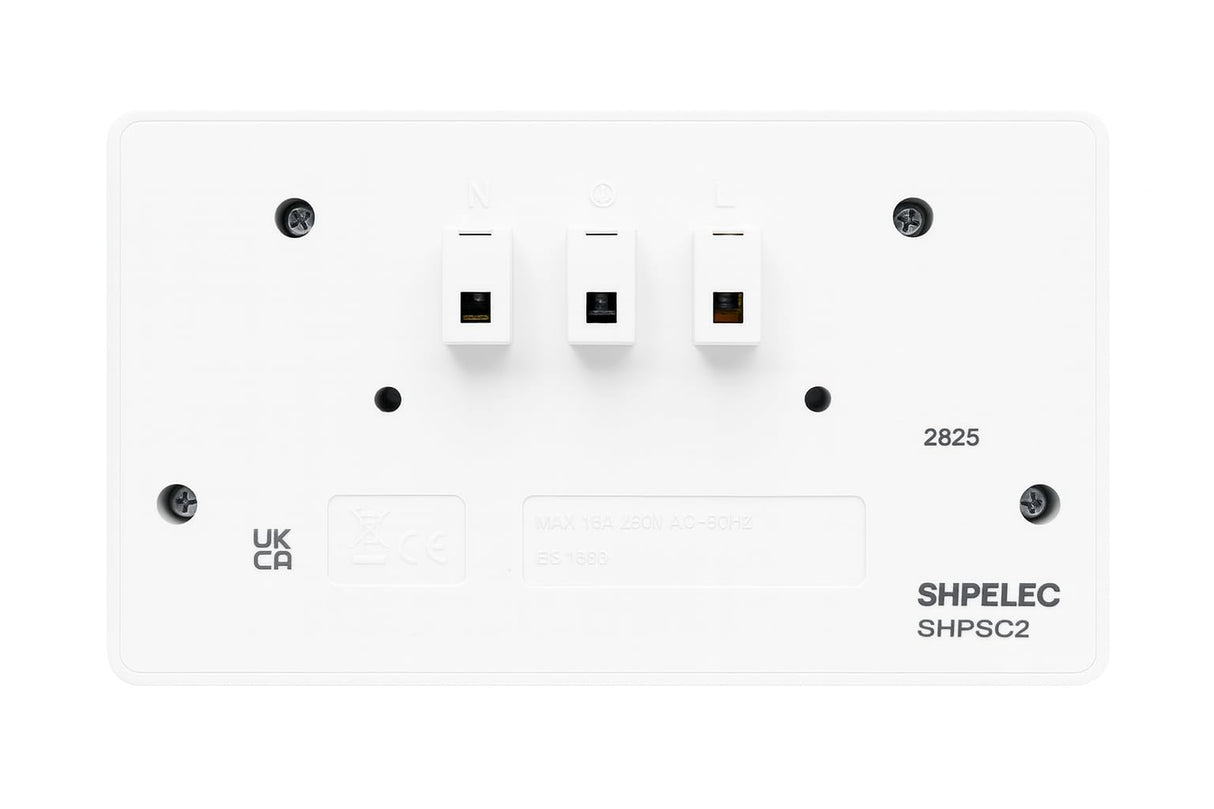 SHPELEC 1 Gang to Multi Gang Converter Switched Socket Range