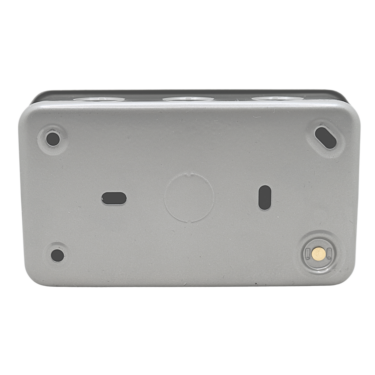 SH|P Metal Clad 2 Gang 13A Double Pole Switched Socket
