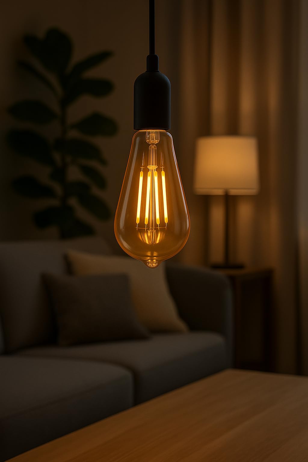 Moonstone Lighting 5W Vintage LED Bulb ST64 – E27 Edison Screw | Warm White | Non-Dimmable