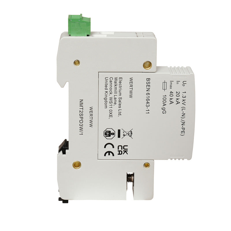 Wylex Miniature Type 2 Surge Protection Device (SPD)