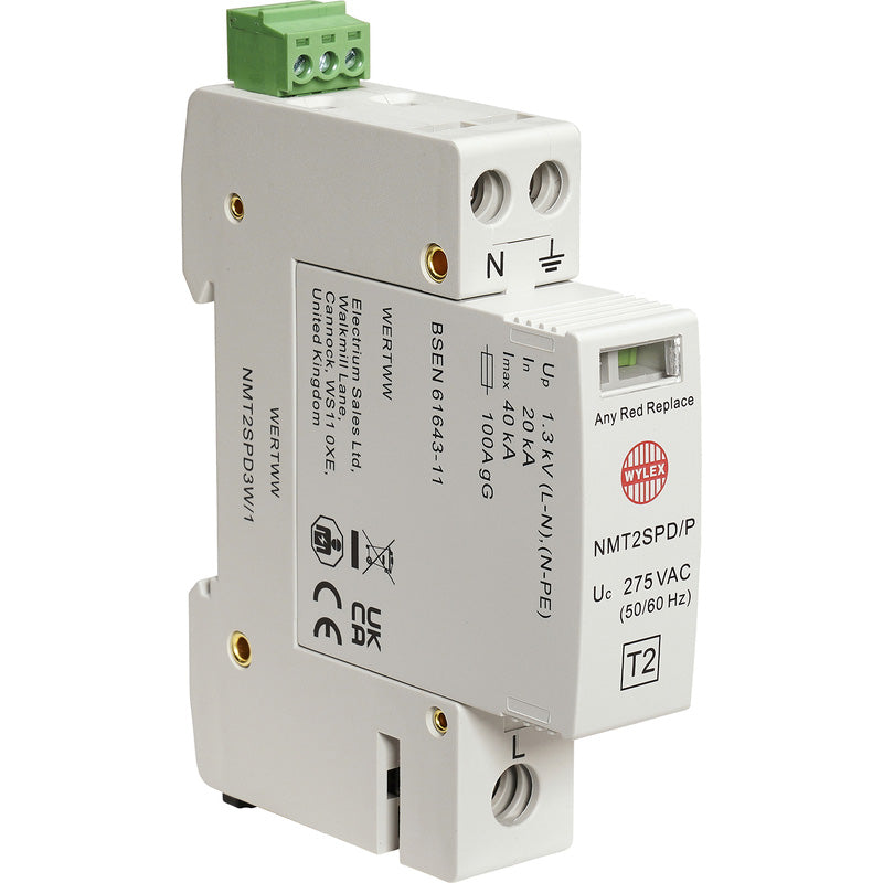 Wylex Miniature Type 2 Surge Protection Device (SPD)