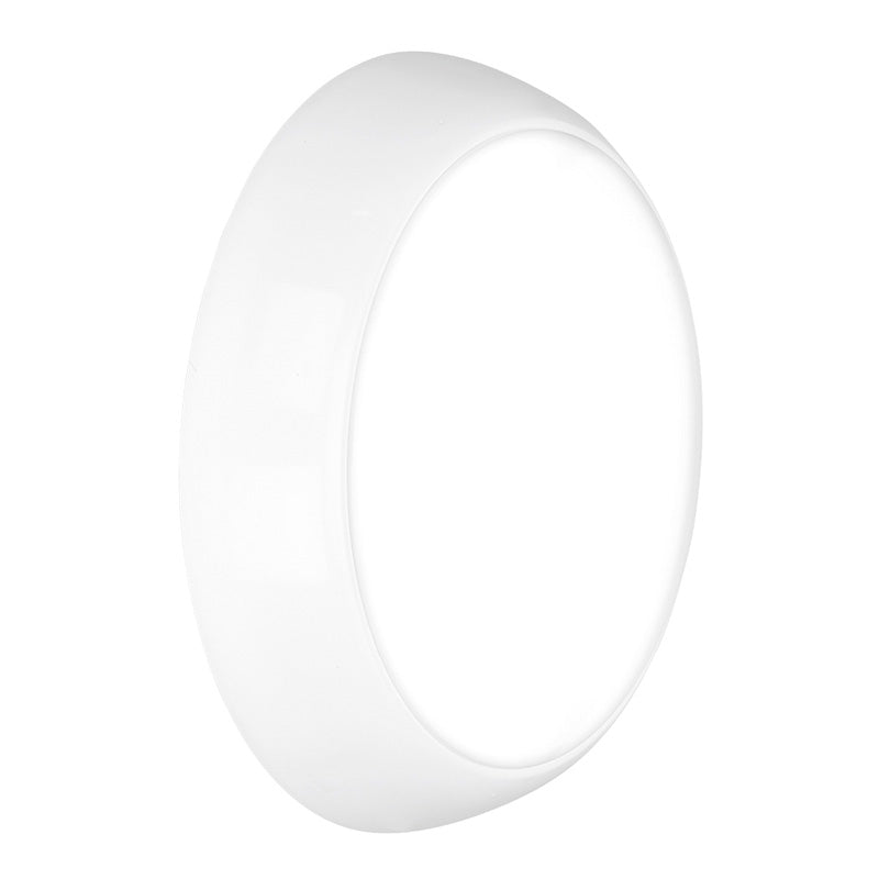 16W, IP54 Rated, Emergency + Motion Sensor, CCT Adjustable (3000K / 4500K / 6500K) - Meridian LED Luna Bulkhead Light