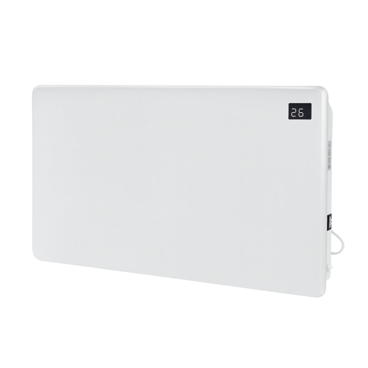 Airmaster Electric Panel Heater – Slimline Wall Mounted Heater, Matt White (1kW, 1.5kW, 2kW Options, IP24 Rated)