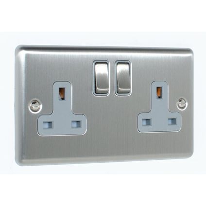 Enhance Decorative 2 Gang Socket