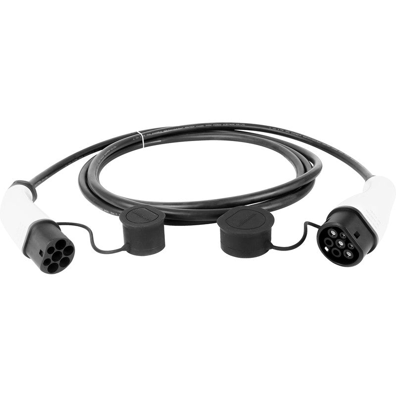Project EV 5m Vehicle Charging Cable Type 2 to Type 2 Single Phase 7kW