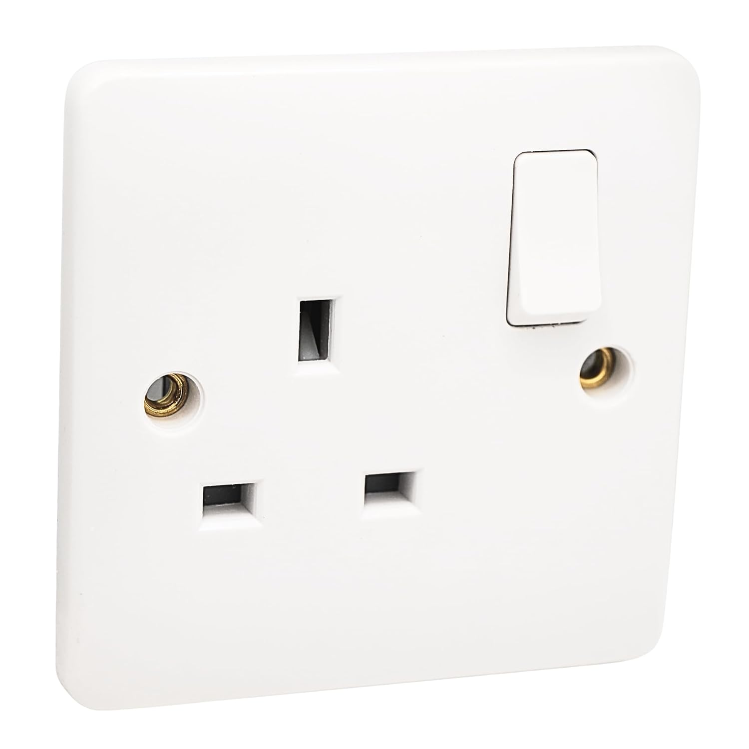 SHP Electrical® 13A Double White Switched Socket W/ 2 X Fast Charge 5V DC 3.1A USB Ports