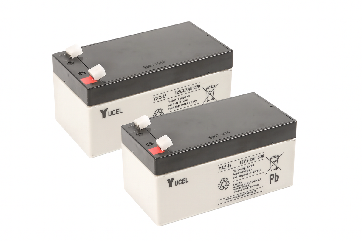 Fike TwinflexPro² Fire Alarm Backup Battery Pack 12V 3.2Ah (2 Pack) - Power Supply for Twinflex Pro Systems