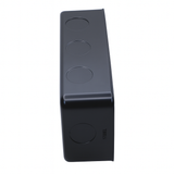 SH|P Matt Black Metal Clad 2 Gang 13A Switched Socket with USB A & C – Double Designer Power Outlet