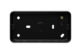 SH|P® Metal Clad Matt Black 2 Gang with Back Box -  13A Double Socket