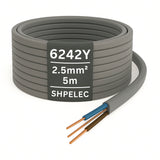 6242Y Twin and Earth Cable 2.5mm – Solid Core, BS EN 50525 | SHPELEC® UK