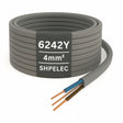 Twin & Earth Cable 4.0mm² | 6242Y Grey PVC