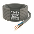 Twin & Earth Cable 6.0mm² | 6242Y Grey PVC