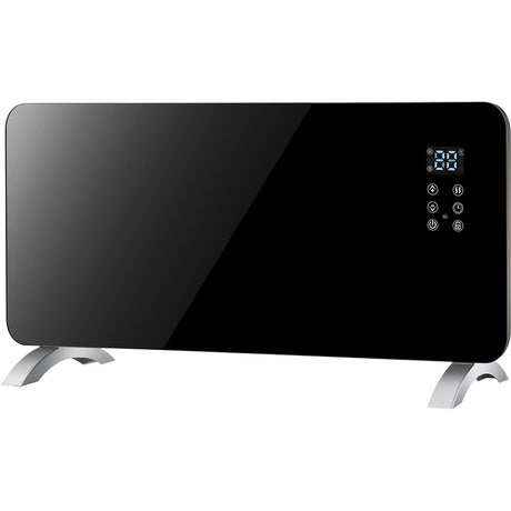 Airmaster 2kW Smart Glass Panel Heater – WiFi (Black)
