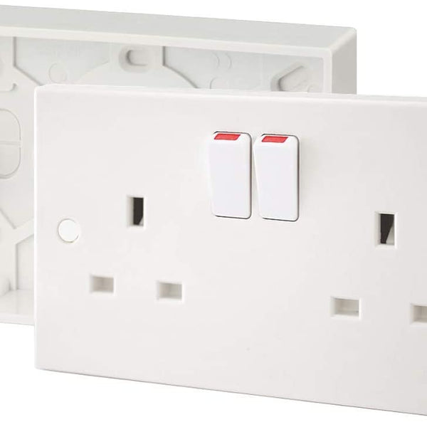 Double sales socket box