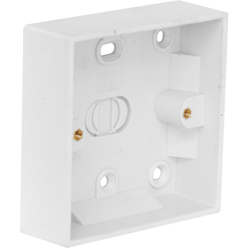 Axiom Pattress Box 1 Gang 25mm