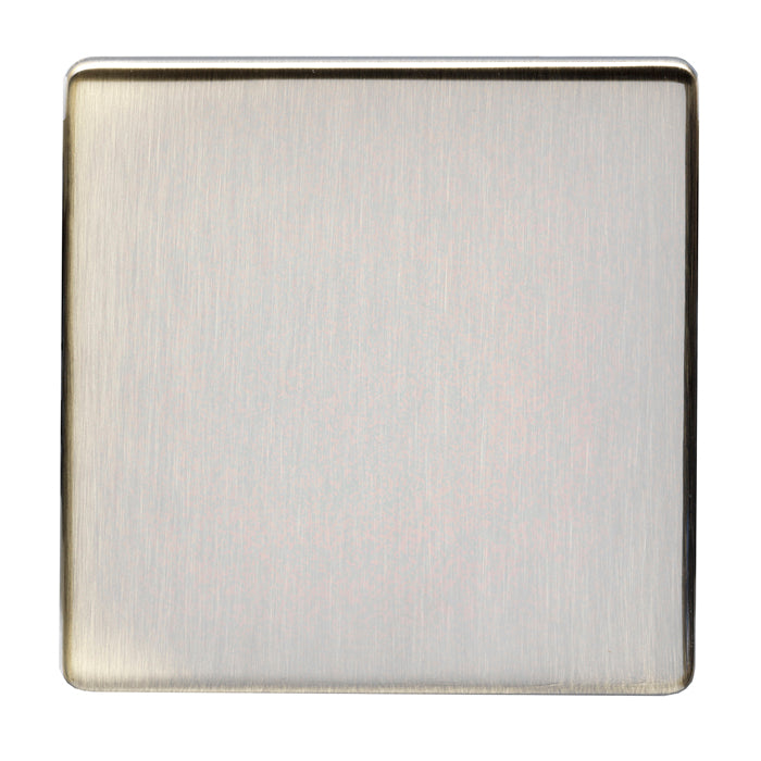 Single Blank Flat Concealed Antique Plate