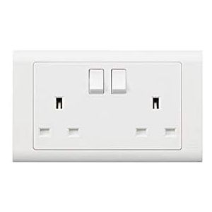Mk Essentials 13A 2G Sp Switched socket