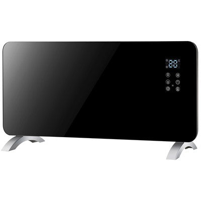 2KW GLASS PANEL HEATER WIFI - BLACK