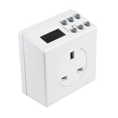 ELECTRONIC PLUG-IN TIMER 6 ON/OFF 13AMP 3KW TO BS3456