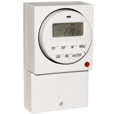 IMMER.HTR TIMER 16A(2A) 7DAY -ELECTRONIC